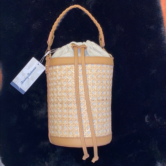 Bags Tommy Bahama Rattan Bucket Bag Poshmark